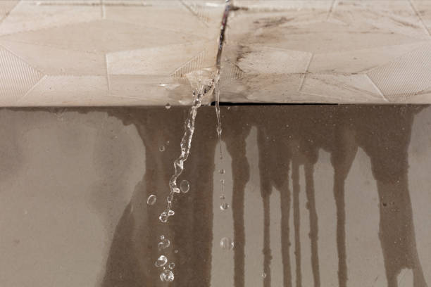 Professional Flood Damage Cleanup technician working in Martindale, TX